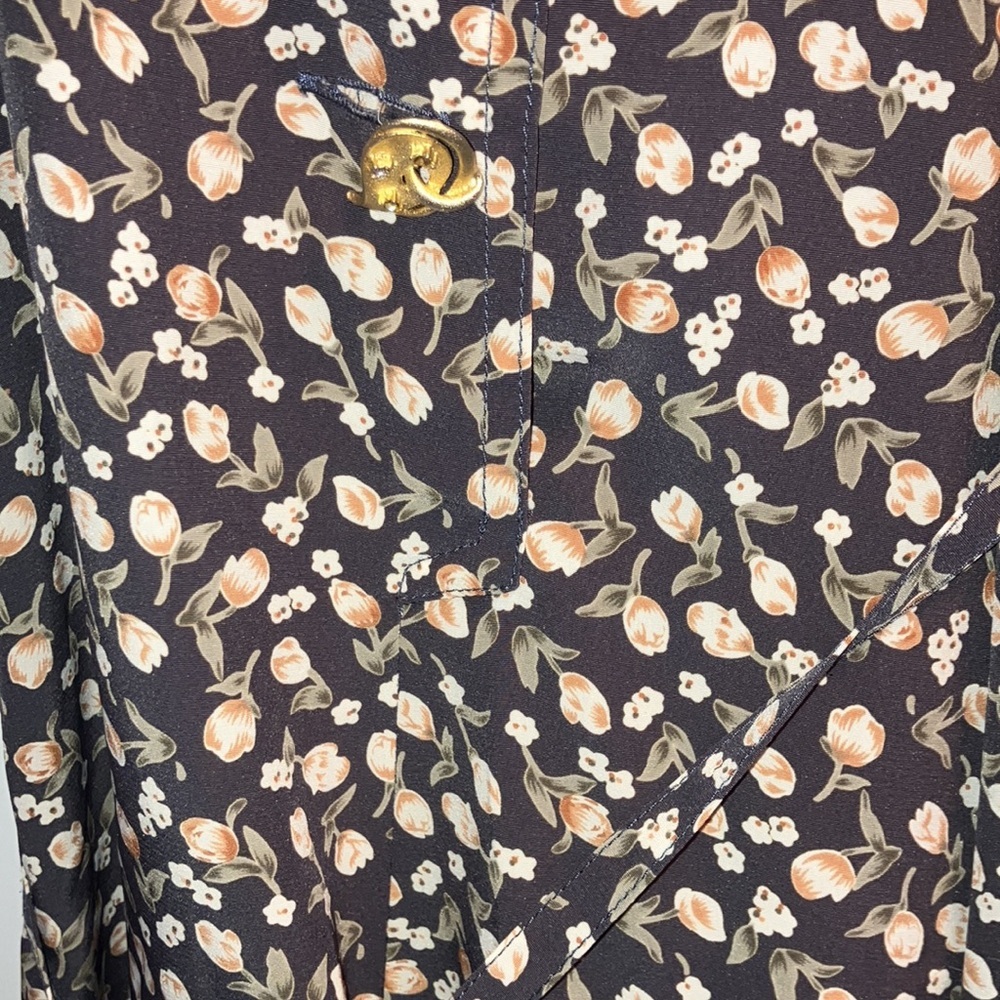 Vintage floral mini dress - Picture 13 of 13